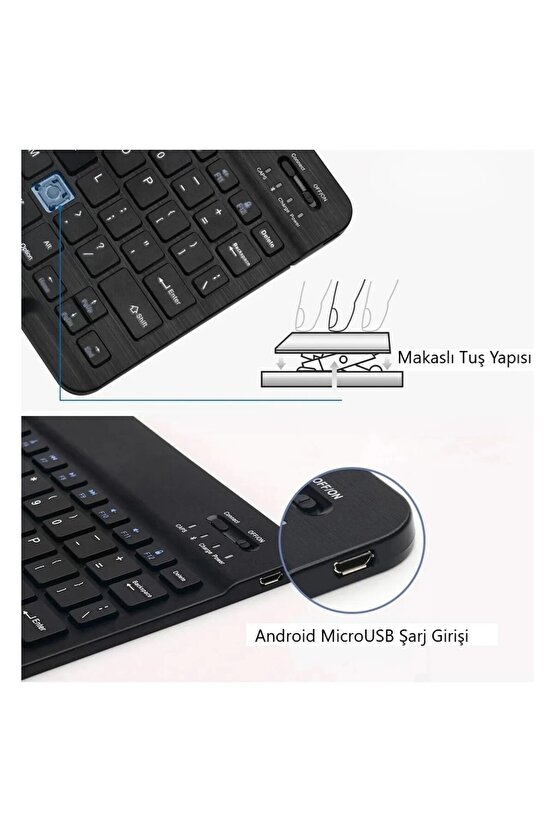 Huaweı Matepad 11.5-inch Papermatte Edition Tablet Uyumlu Slim Şarjlı Bluetooth Klavye Ve Mouse Seti