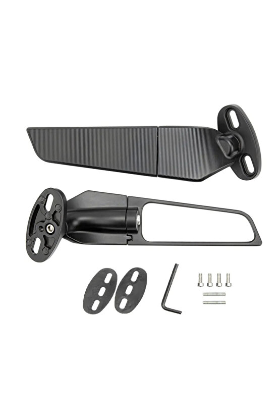 Hsb Motosiklet Yarasa H2 Ayna Takımı Büyük Model Üniversal