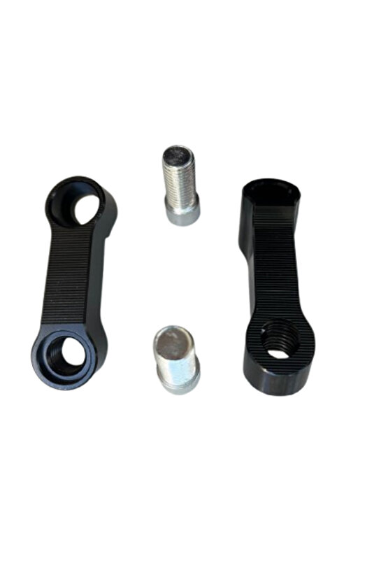 ÜNİVERSAL AYNA UZATMA GENİŞLETME APARATI SİYAH 10mm DÜZ DİŞ PCX