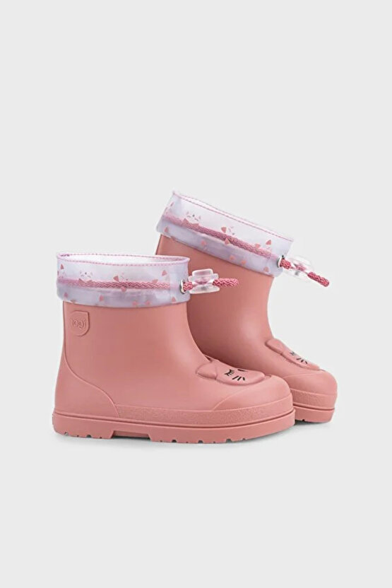 Mendi Gato Borrego İçi Yünlü CC334 Çocuk Yağmur Botu NUDE