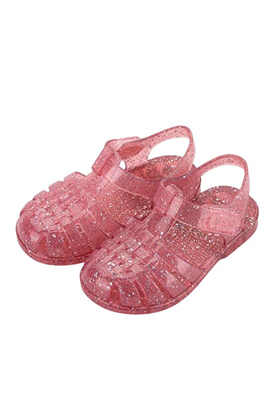 Clasica Cristal Unisex Çocuk Pembe Sandalet UNISEX ÇOCUK SANDALET S10329