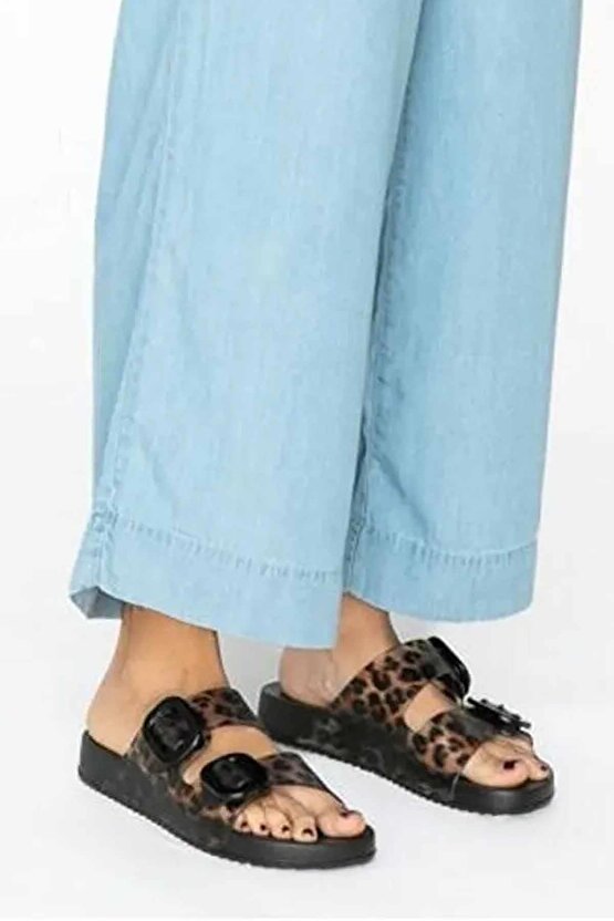 Habana Brillo Leo Kadın Terlik Ayakkabı S10336-002Negro