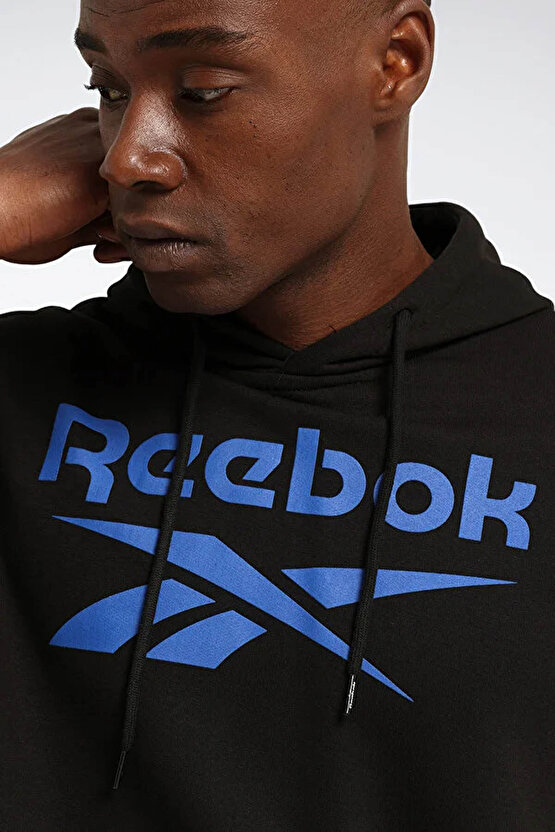 Erkek Sweatshirt Siyah 101965468 4w Rı Ft Big Logo Oth Hood