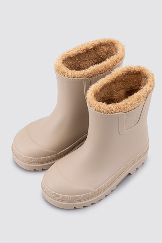 Unisex Çocuk Welsoftlu 23-28 Numara Bej Bot