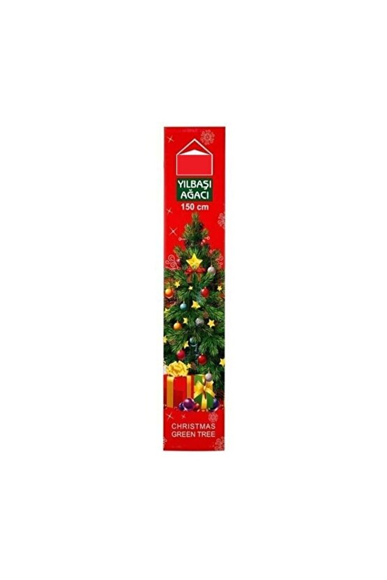Yılbaşı Ağacı 150 Cm 224 Dal (yoğun Görünüm)