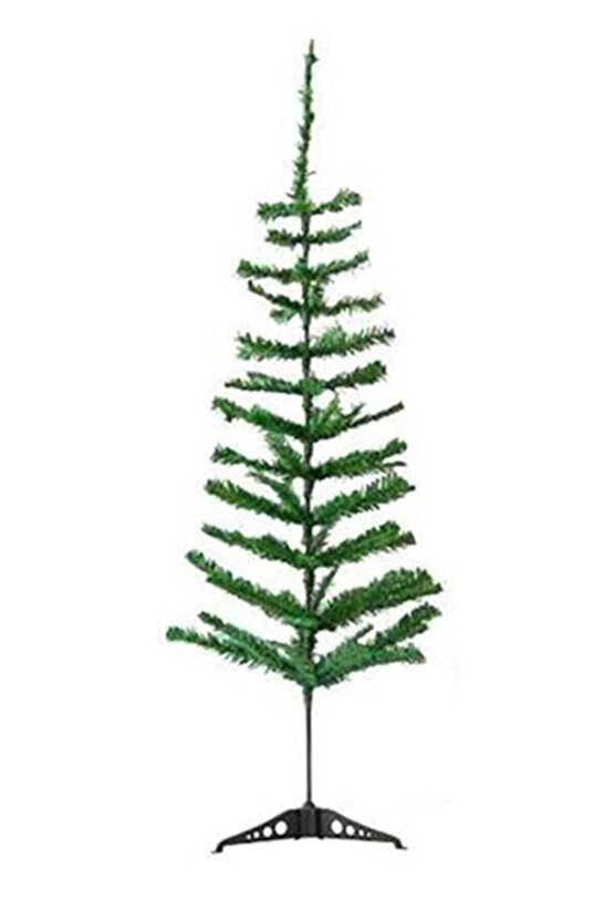 Yılbaşı Ağacı 90 Cm Yeşil Çam Ağacı Plastik Ayaklı 1 Adet