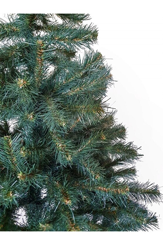 Yılbaşı Lüks Yeşil Çam Ağacı 150 Cm 217 Dal Plastik Ayaklı