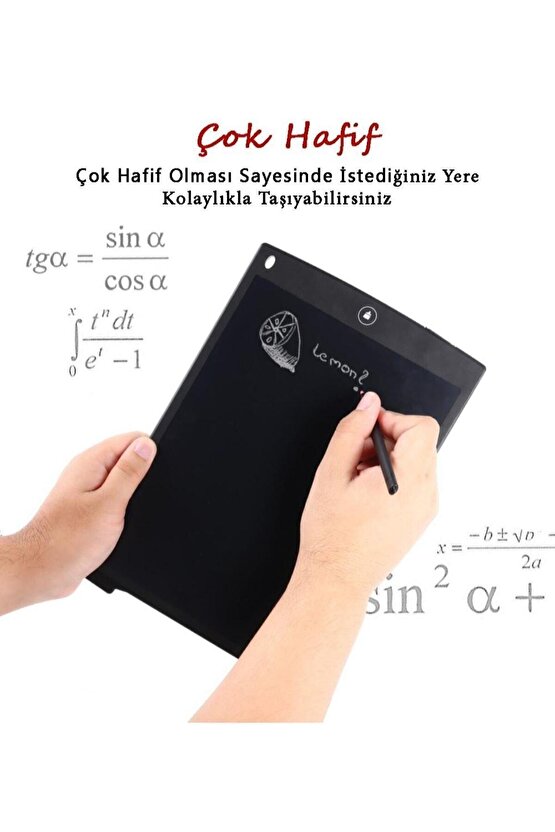 8.5 Lcd Grafik Not Yazma Ve Çizim Tableti-2 Yıl Pil Ömrü Çocuklar Için Uygun