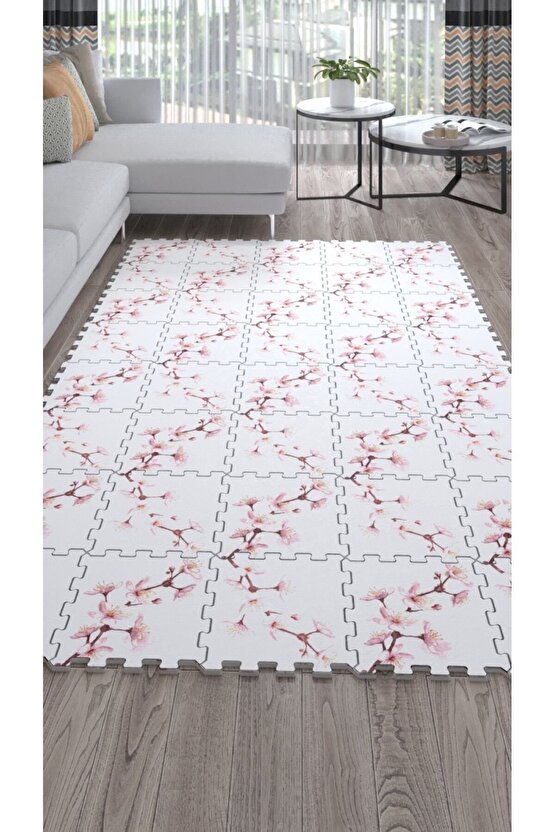 Dekoratif Yumuşak Modern Salon Halısı Ths5 | Yapboz Halı | Puzzle Halı