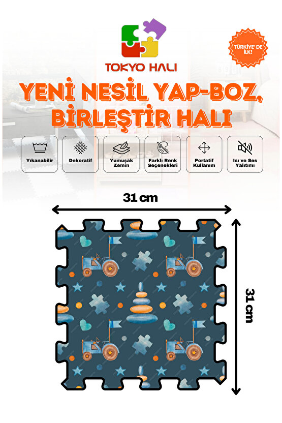 Puzzle Halı, Kendi Tasarımını Oluştur, Yapboz Halı, Baskılı Halı