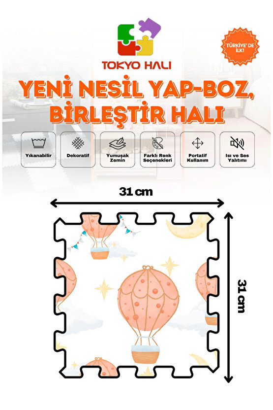 Puzzle Halı, Kendi Tasarımını Oluştur, Yapboz Halı, Baskılı Halı