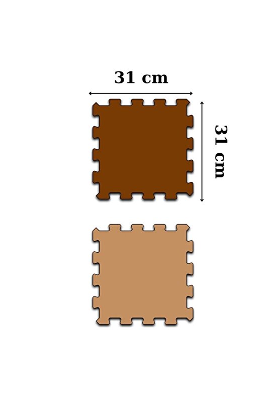 Makinede Yıkanabilir Dikdörtgen Büyük Halı Ths29 | Yapboz Halı | Puzzle Halı