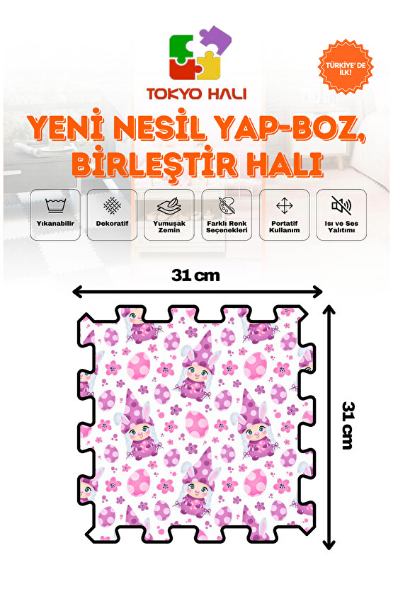 Puzzle Halı, Kendi Tasarımını Oluştur, Yapboz Halı, Baskılı Halı