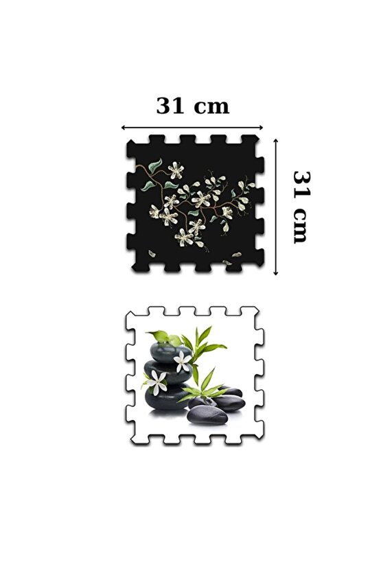 Yıkanabilir Büyük Küçük Salon Halısı Ths2 | Yapboz Halı | Puzzle Halı