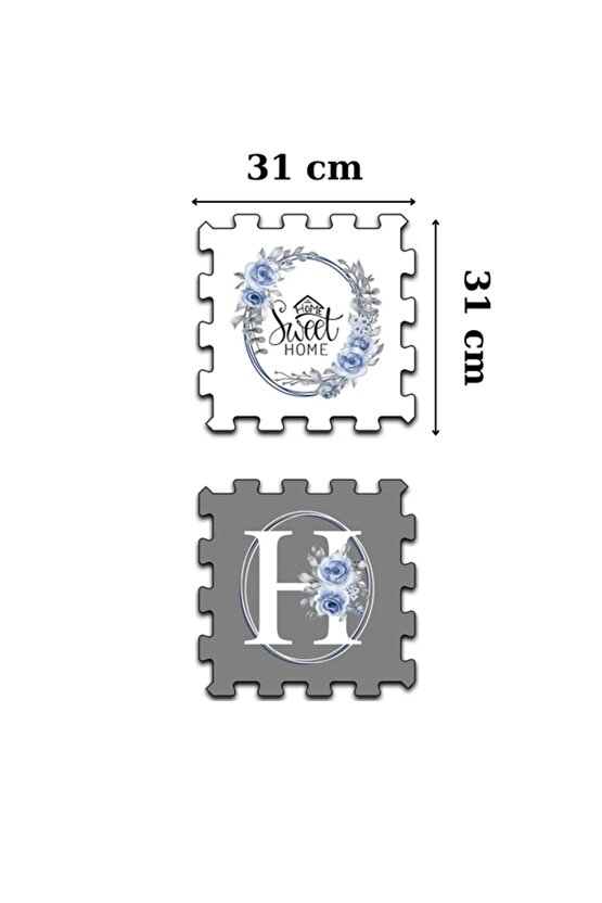 Yıkanabilir Büyük Yumuşak Salon Halısı Ths15 | Yapboz Halı | Puzzle Halı