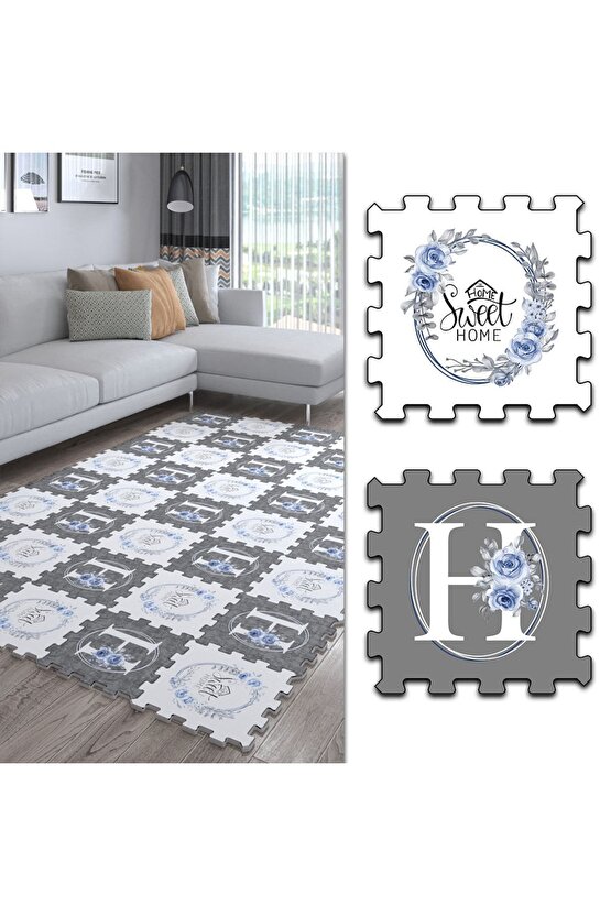 Yıkanabilir Büyük Yumuşak Salon Halısı Ths15 | Yapboz Halı | Puzzle Halı