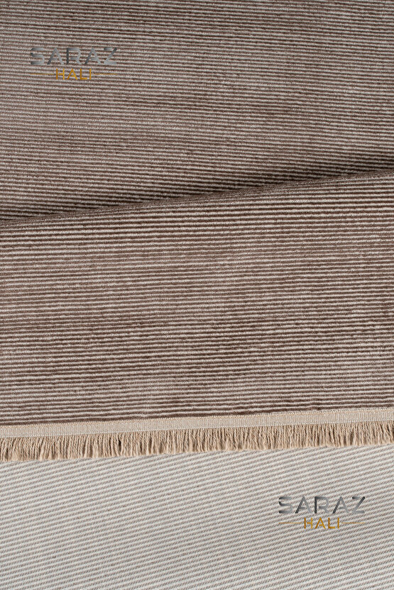 Parma Düz Kahve Model Dokuma Halı Kilim Yolluk Salon Halısı Modern Dokuma