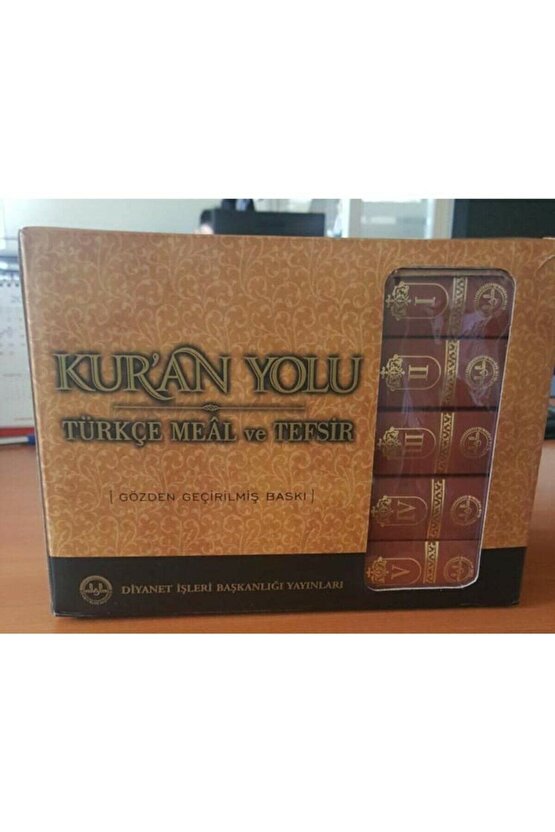 Yeni Baskı Diyanet Işleri Başkanlığı Kuran Yolu Türkçe Meal Ve Tefsiri 5 Cilt