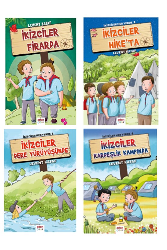 Ikizciler Serisi Ikizciler Firarda-ikizciler Hiketa-ikizciler Dere Yürüyüşünde 4lü Set