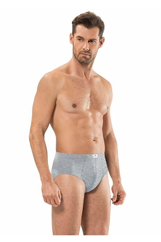 Erkek Gri Slip 4lü Külot 129