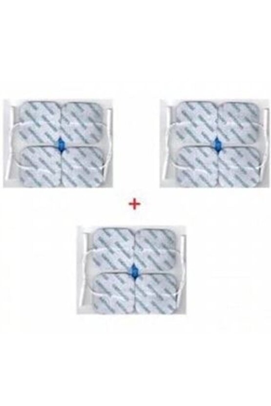 Tens Elektrodu 5x5 cm 3 AdetKablolu Tens Pedi