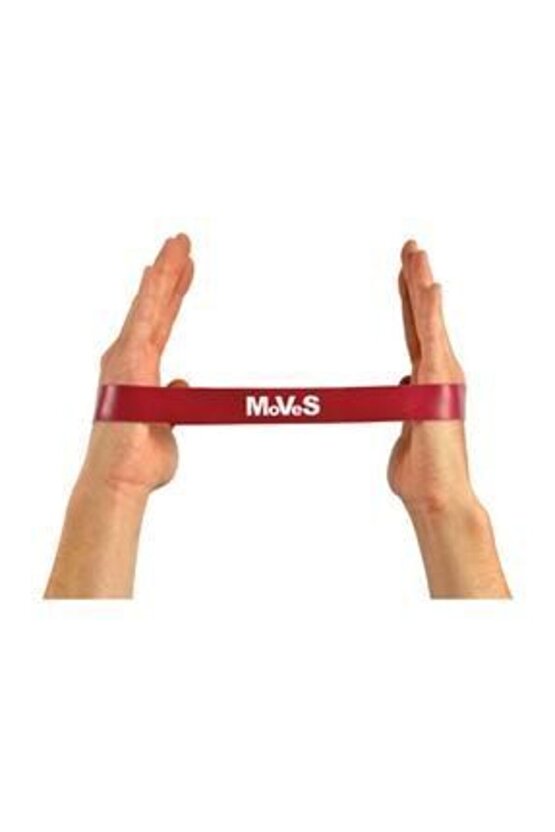 Germe Güçlendirme Egzersiz Pilates BandıMoves Loop Kırmızı Kas