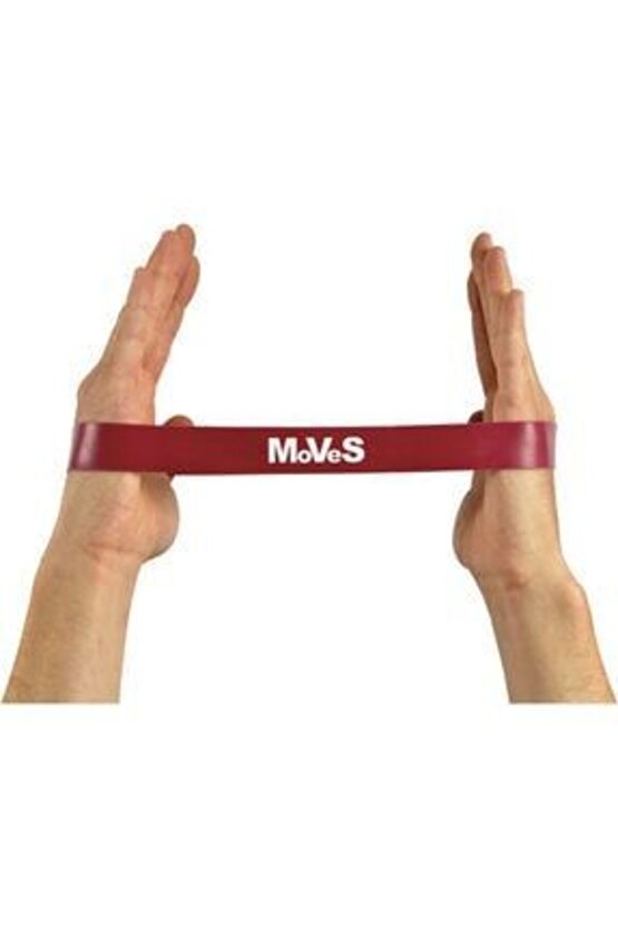 Germe Pilates Direnç Lastiği Seviye 2Kırmızı Loop Kas Bacak