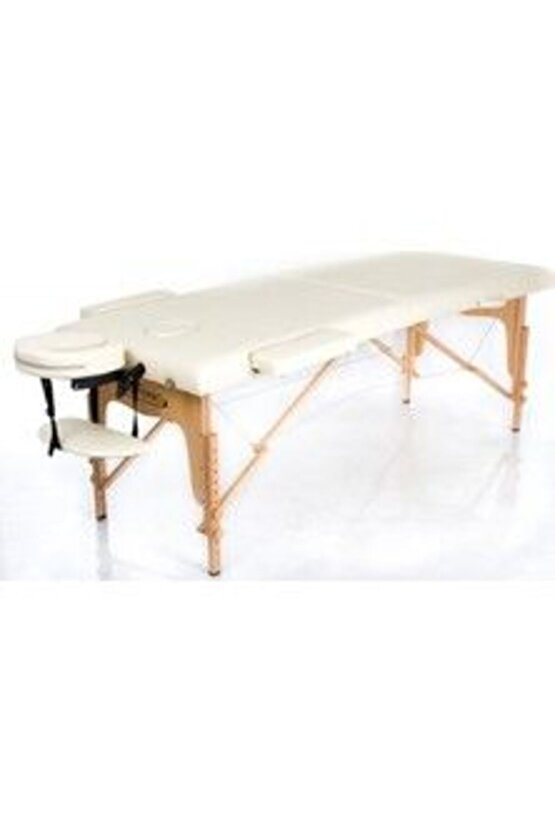 Classic 2 Krem Renk Katlanabilir Masaj Masası