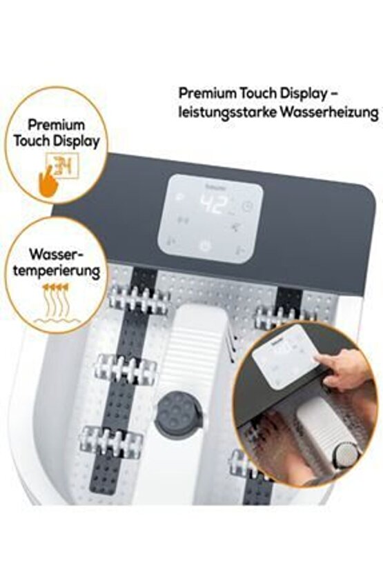 Titreşimli Pedikür Uygulamalı Ayak Banyolu Masaj AletiFb 60 Dijital Ekran