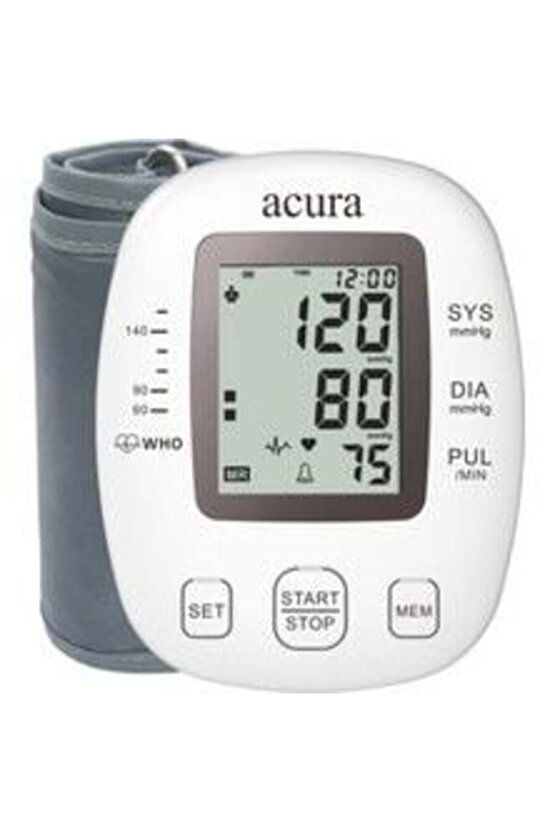 AC-9080 199 Hafızalı Tam Otomatik Koldan Ölçer Tansiyon Aleti Çanta Hediyeli