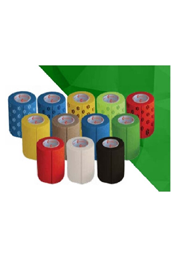 Octacare Kendinden Yapışkanlı Bandaj 10cm X 4,5m Sarı Renkte 1 KUTU 12 ADET