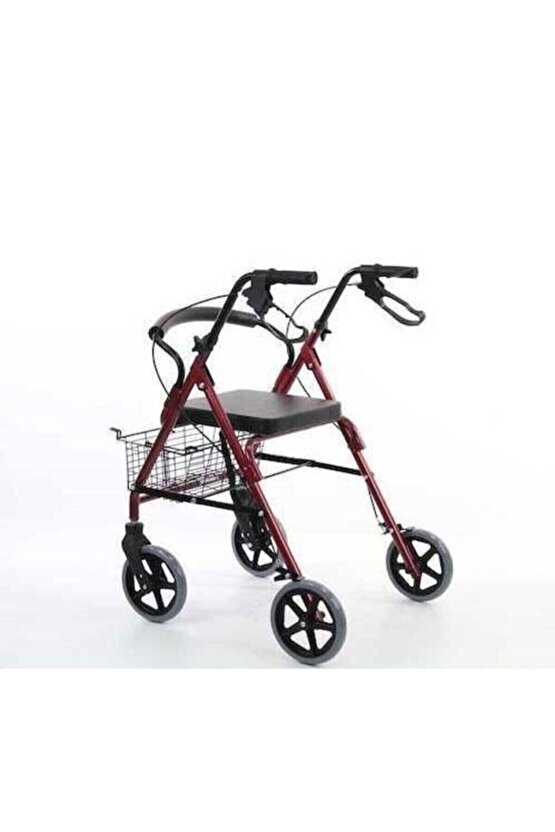 Rolatör 4 Tekerlekli Hasta Yürüteci Walker