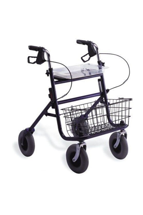 Metal Rollator Walker Kalın Tekerlekli