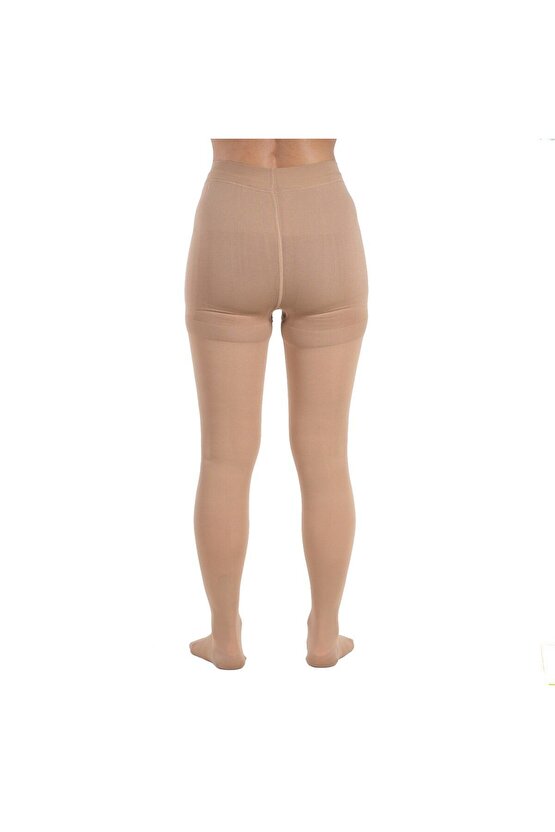 Ccl2 Külotlu Burnu Açık Çorabı (Bej) NUMARA 1