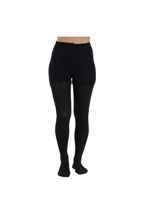 Ccl2 Külotlu Burnu Kapalı Çorabı (Siyah) NUMARA 1