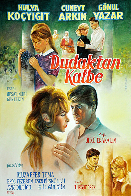 Dudaktan Kalbe (1965) ( İbrahim ENEZ ) Koleksiyonu ( Lisanslı Ürün ) Posteri