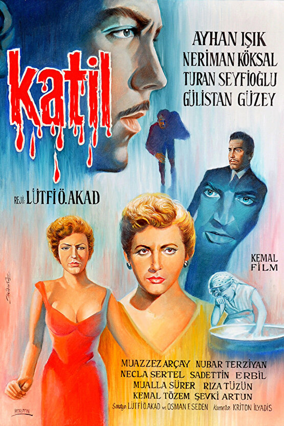 Katil (1953) ( İbrahim ENEZ ) Koleksiyonu ( Lisanslı Ürün ) Posteri
