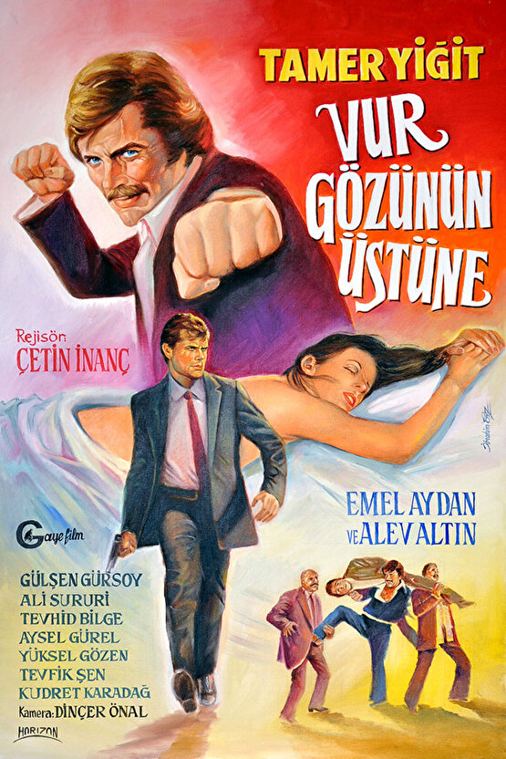 Vur Gözünün Üstüne (1977) ( İbrahim ENEZ ) Koleksiyonu ( Lisanslı Ürün ) Posteri