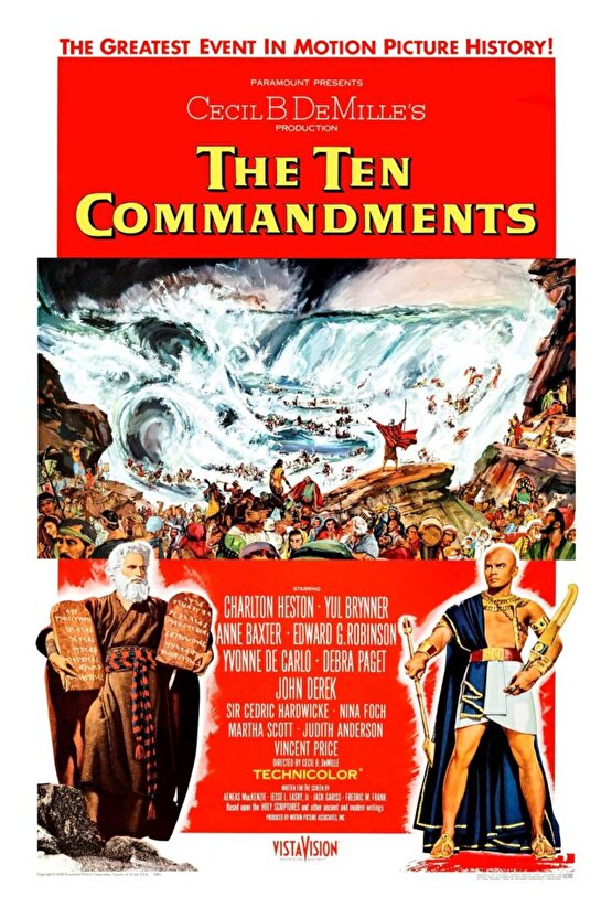 The Ten Commandments (1956) 004 AFİŞ - POSTER