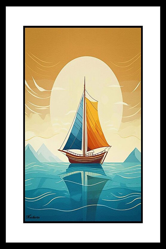 Güneşe Yolculuk Digital Art ( ÇERÇEVESİZ - ÇERÇEVE YOKTUR ) ( ULTRA HD ) FOLYO AFİŞ - POSTER