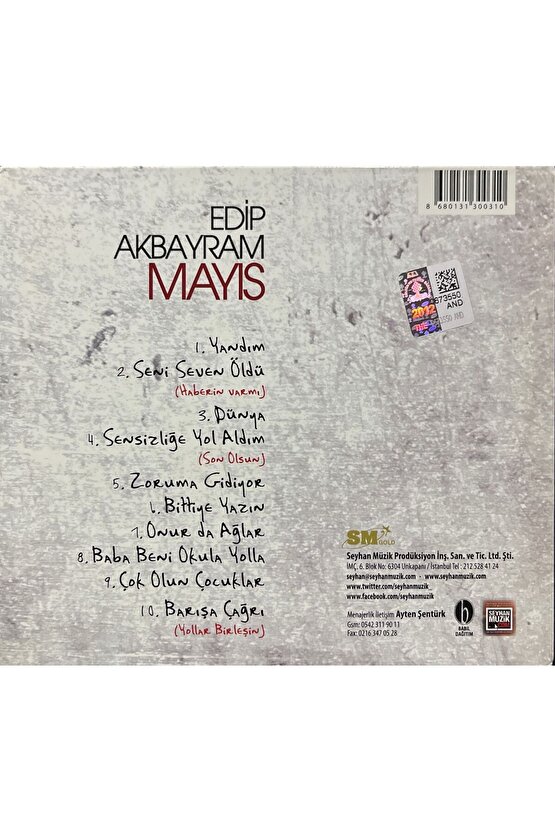 CD Edip Akbayram Mayıs CD