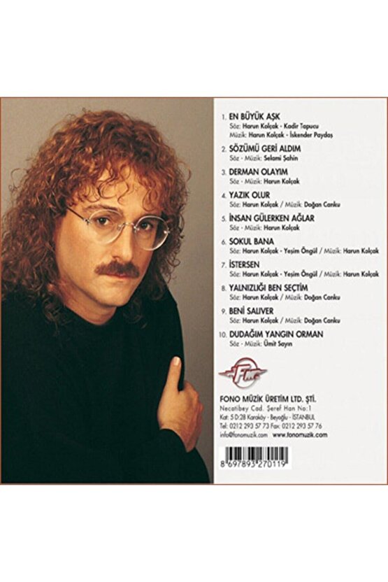 Harun Kolçak ?- En Büyük Aşk - Cd