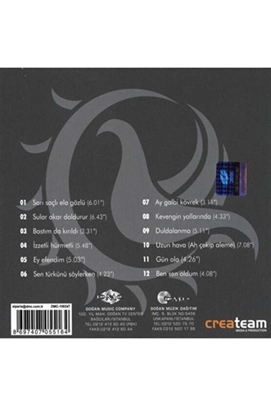 DMC - Şa Mehtap Demir ( Türkülerin Senfonisi ) CD Ambalajında