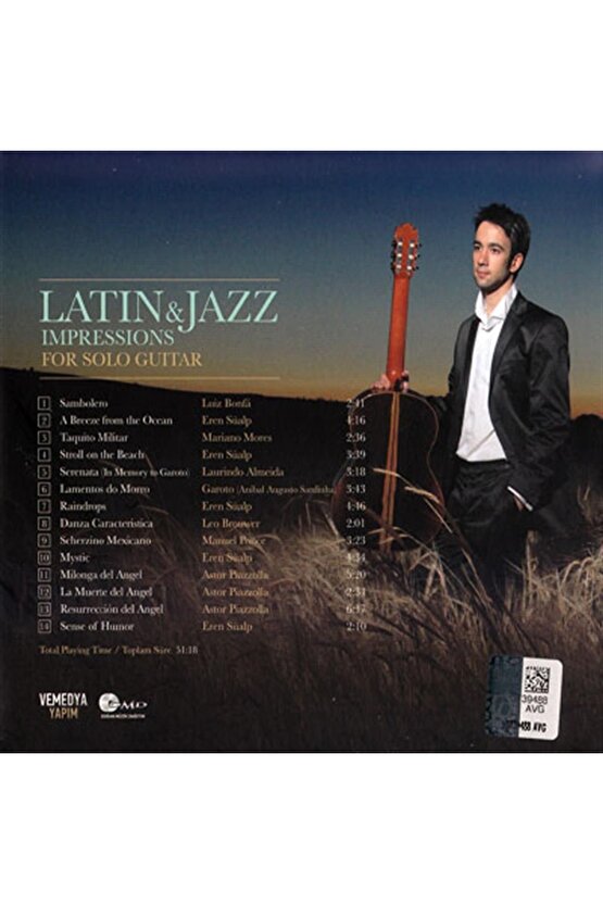 Eren Süalp - Latin & Jazz ( CD ) Ambalajında
