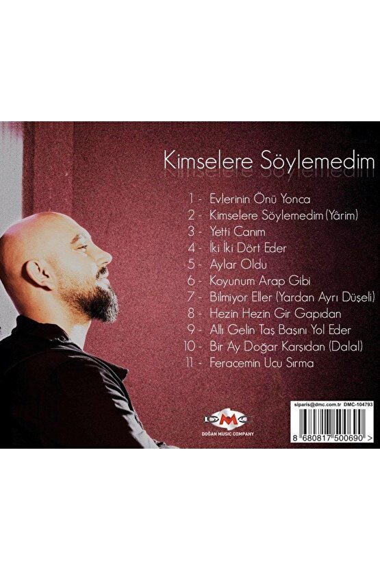 Osman Fethi Ark ( Kimselere Söylemedim ) CD Ambalajında