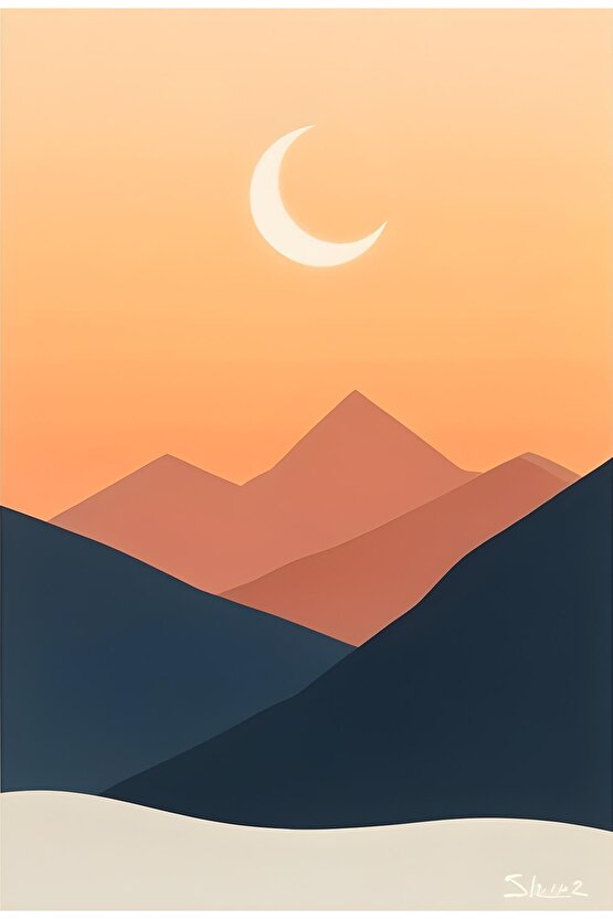 Matisse - Boho - Art Deco - Soyut - Doğa ( 3 lü Çerçevesiz ) Poster - Afiş - Tablo KR2C00888