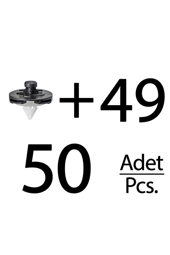 Volkswagen Polo için Döşeme Klips- 50li