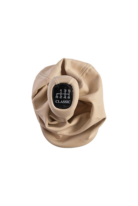 Mercedes C Class W203 Classic için Vites Topuzu ve Körüğü - 6 Vites- Bej