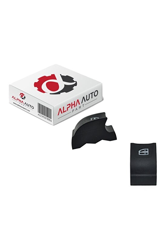 Renault Megane 3, Fluence 3, Latitude için Cam Düğme Kapağı Sol Ön (2 Adet)