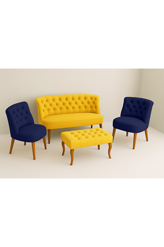 Kutay Çay Seti Koltuk Takımı - Fenerbahçelilere Özel